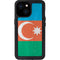 Azerbaijan Flag Distressed iPhone 15 Waterproof Case